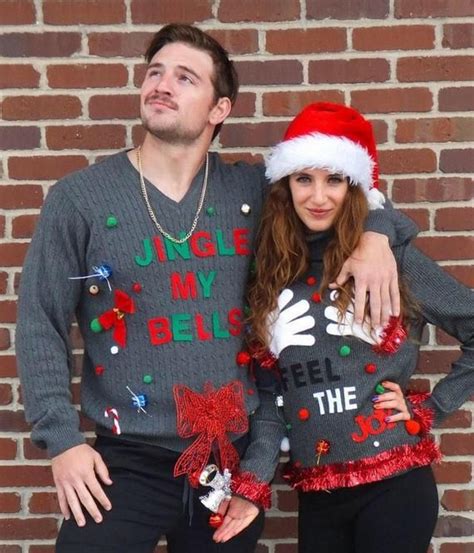 diy couples ugly christmas sweaters|make your own ugly sweater.